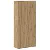 Highboard kézműves tölgy 80 x 35 x 180 cm Faanyag