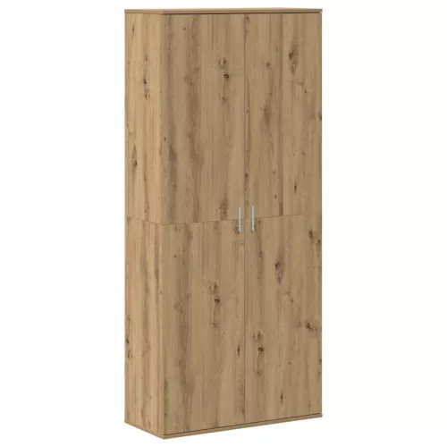 Highboard kézműves tölgy 80 x 35 x 180 cm Faanyag