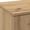 Highboard kézműves tölgy 80 x 35 x 180 cm Faanyag