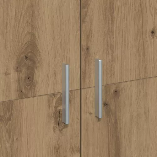 Highboard kézműves tölgy 80 x 35 x 180 cm Faanyag