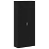 Highboard Musta tammi 80 x 35 x 180 cm Faanyag