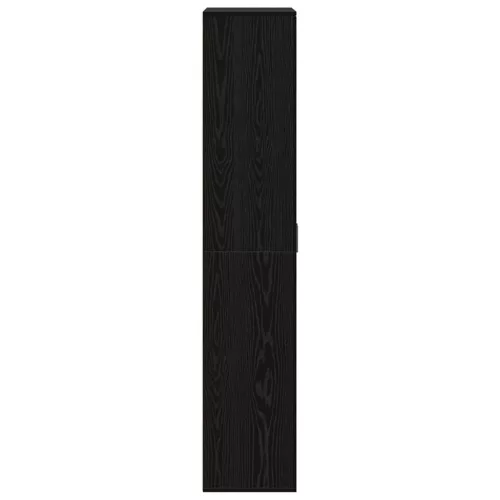 Highboard Musta tammi 80 x 35 x 180 cm Faanyag