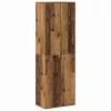 Highboard Öreg fa 60 x 35 x 180 cm Faanyag