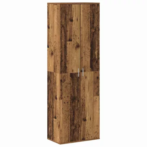 Highboard Öreg fa 60 x 35 x 180 cm Faanyag