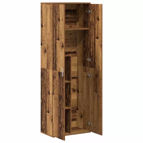 Highboard Öreg fa 60 x 35 x 180 cm Faanyag