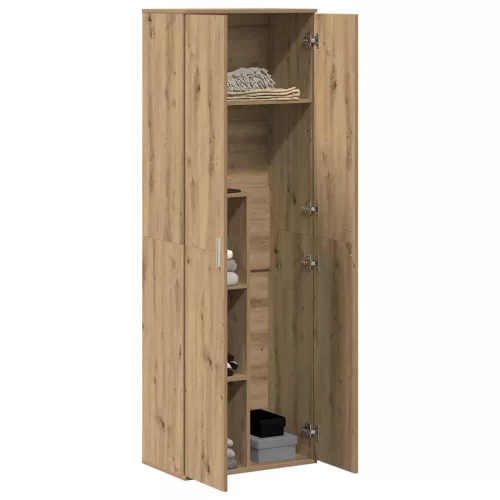 Highboard kézműves tölgy 60 x 35 x 180 cm Faanyag