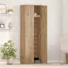 Highboard kézműves tölgy 60 x 35 x 180 cm Faanyag