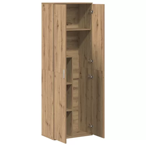 Highboard kézműves tölgy 60 x 35 x 180 cm Faanyag