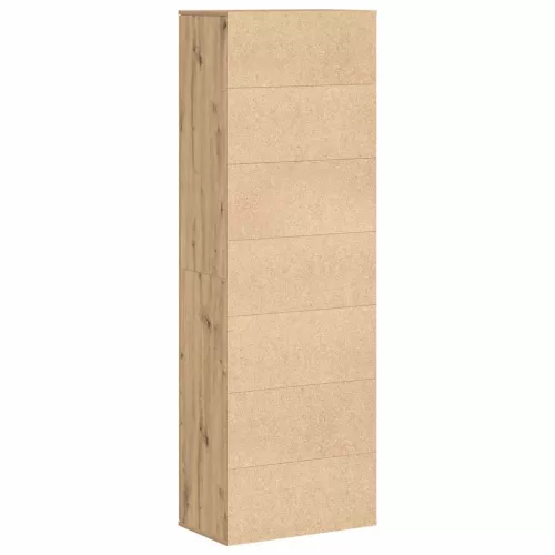 Highboard kézműves tölgy 60 x 35 x 180 cm Faanyag