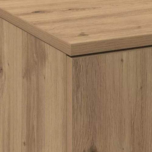 Highboard kézműves tölgy 60 x 35 x 180 cm Faanyag