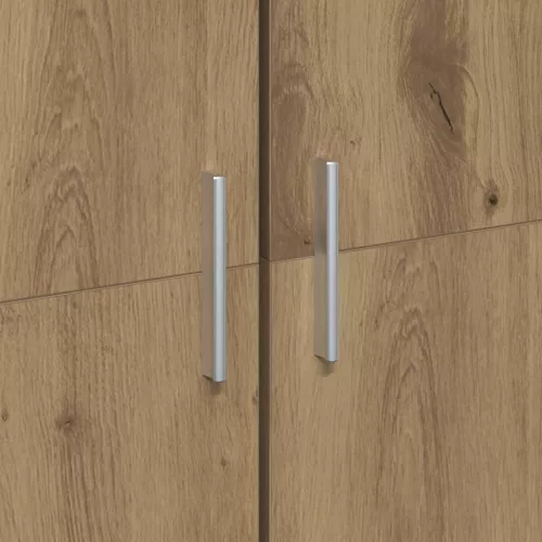 Highboard kézműves tölgy 60 x 35 x 180 cm Faanyag