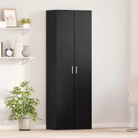 Highboard Musta tammi 60 x 35 x 180 cm Faanyag