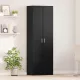 Highboard Musta tammi 60 x 35 x 180 cm Faanyag