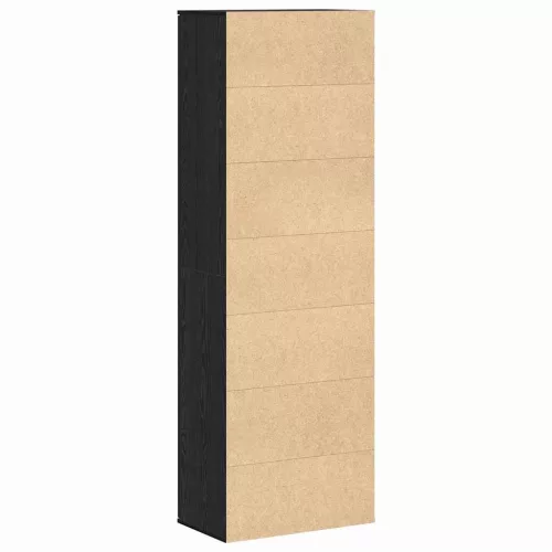 Highboard Musta tammi 60 x 35 x 180 cm Faanyag