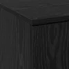 Highboard Musta tammi 60 x 35 x 180 cm Faanyag