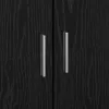 Highboard Musta tammi 60 x 35 x 180 cm Faanyag