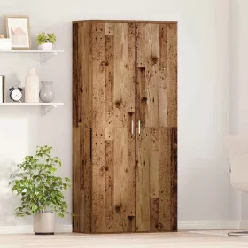   Magasító polcokkal tárolóval Öreg fa 80 x 39 x 178 cm Faanyag