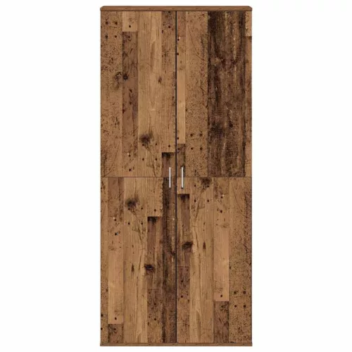 Magasító polcokkal tárolóval Öreg fa 80 x 39 x 178 cm Faanyag