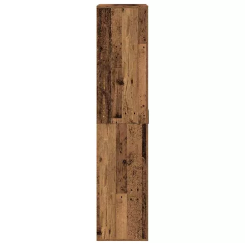 Magasító polcokkal tárolóval Öreg fa 80 x 39 x 178 cm Faanyag