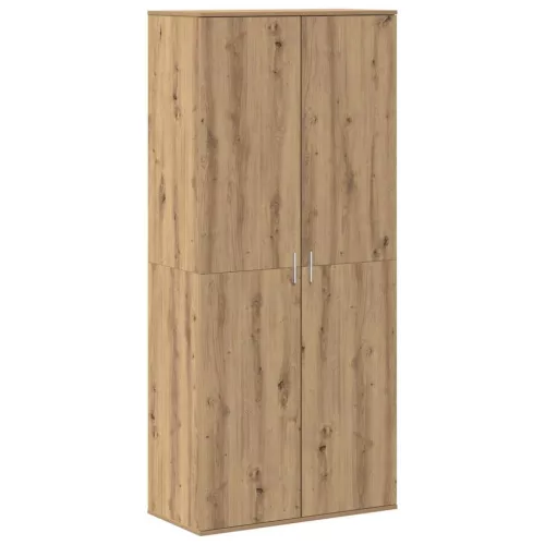 Magasító polcokkal kézműves tölgy 80 x 39 x 178 cm Faanyag