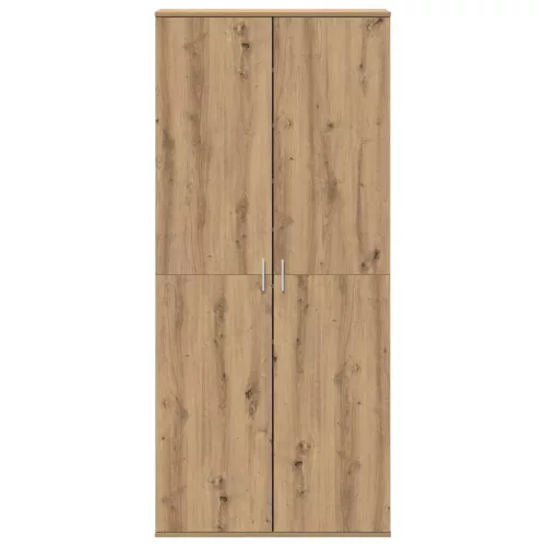 Magasító polcokkal kézműves tölgy 80 x 39 x 178 cm Faanyag