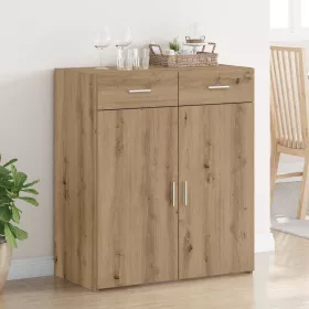   Tárolószekrény kézműves tölgy 80 x 42.5 x 93.5 cm Faanyag