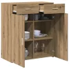 Tárolószekrény kézműves tölgy 80 x 42.5 x 93.5 cm Faanyag