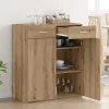 Tárolószekrény kézműves tölgy 80 x 42.5 x 93.5 cm Faanyag