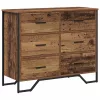 Fiókos Szekrény fiókkal Öreg fa 91 x 35.5 x 74.5 cm Faanyag