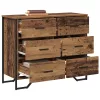 Fiókos Szekrény fiókkal Öreg fa 91 x 35.5 x 74.5 cm Faanyag
