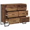 Fiókos Szekrény fiókkal Öreg fa 91 x 35.5 x 74.5 cm Faanyag