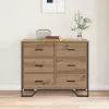 Fiókos Szekrény kézműves tölgy 91 x 35.5 x 74.5 cm Faanyag