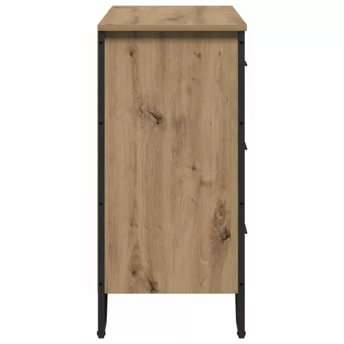 Fiókos Szekrény kézműves tölgy 91 x 35.5 x 74.5 cm Faanyag