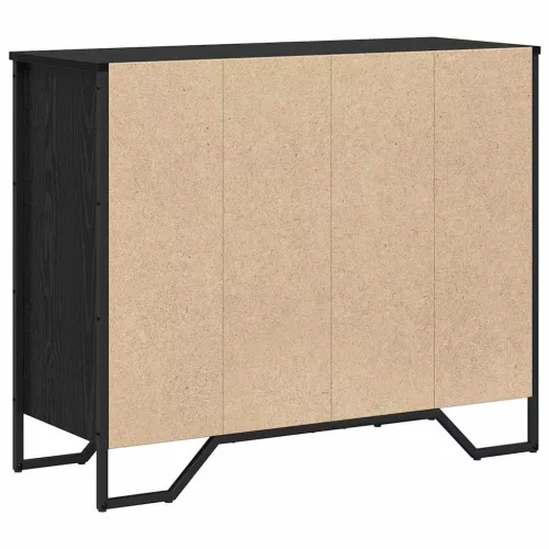 Fiókos Szekrény fiókkal Musta tammi 91 x 35.5 x 74.5 cm Faanyag