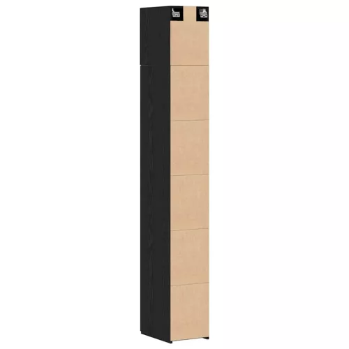 Karcsú tárolószekrény Musta tammi 30 x 42.5 x 225 cm Faanyag