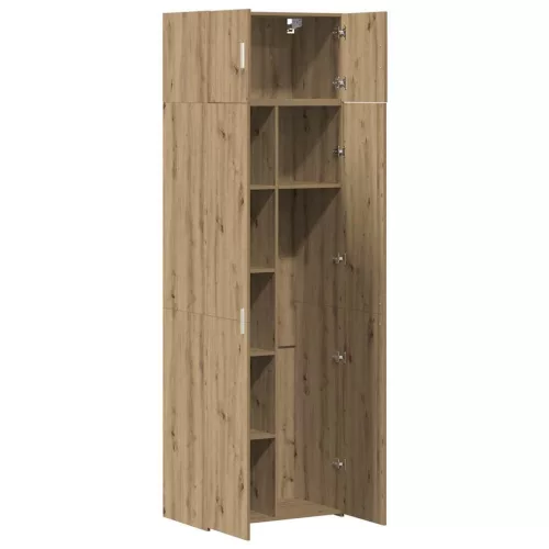 Tárolószekrény kézműves tölgy 70 x 42,5 x 225 cm Faanyag