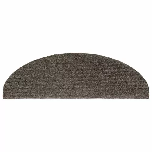 20 db öntapadós lépcsőszőnyeg 65 x 21 x 4 cm antracit színű, félkör alakú, nagy