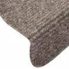 Öntapadós lépcsőszőnyegek 30 db 65 x 21 x 4 cm bézs félkör alakú nagy