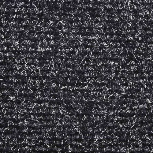 20 db öntapadós lépcsőszőnyeg, 56 x 17 x 3 cm, sötétszürke, félkör alakú