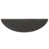 20 db öntapadós lépcsőszőnyeg 56 x 17 x 3 cm antracit félkör alakú