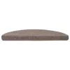 20 db öntapadós lépcsőszőnyeg 56 x 17 x 3 cm bézs félkör alakú