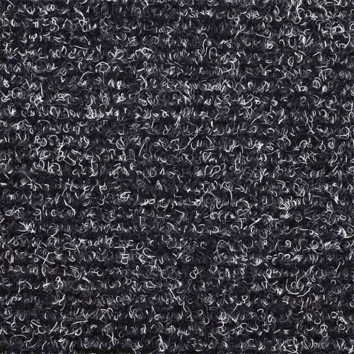 Öntapadós lépcsőszőnyegek 30 db sötétszürke félkör alakú, 56 x 17 x 3 cm