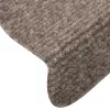 Öntapadós lépcsőszőnyegek 30 db 56 x 17 x 3 cm bézs félkör alakú