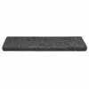 Öntapadós lépcsőszőnyegek 30 db 65 x 21 x 4 cm szürke téglalap alakú széllel