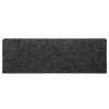 Öntapadós lépcsőszőnyegek 30 db 65 x 21 x 4 cm szürke téglalap alakú széllel
