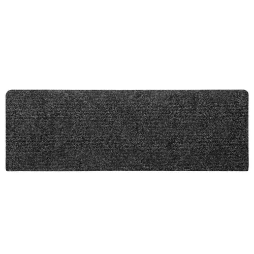 Öntapadós lépcsőszőnyegek 30 db 65 x 21 x 4 cm szürke téglalap alakú széllel