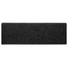 Öntapadós lépcsőszőnyegek 30 db 65 x 21 x 4 cm fekete téglalap alakú széllel