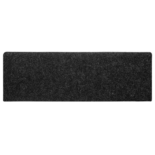 Öntapadós lépcsőszőnyegek 30 db 65 x 21 x 4 cm fekete téglalap alakú széllel
