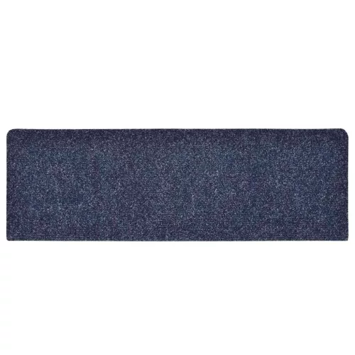 Öntapadós lépcsőszőnyegek 30 db 65 x 21 x 4 cm kék téglalap alakú széllel