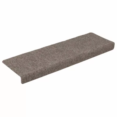 Öntapadós lépcsőszőnyegek 30 db 65 x 21 x 4 cm bézs téglalap alakú széllel